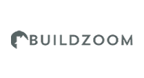 BuildZoom logo with a stylized house icon to the left of the word “BUILDZOOM” written in uppercase gray letters.